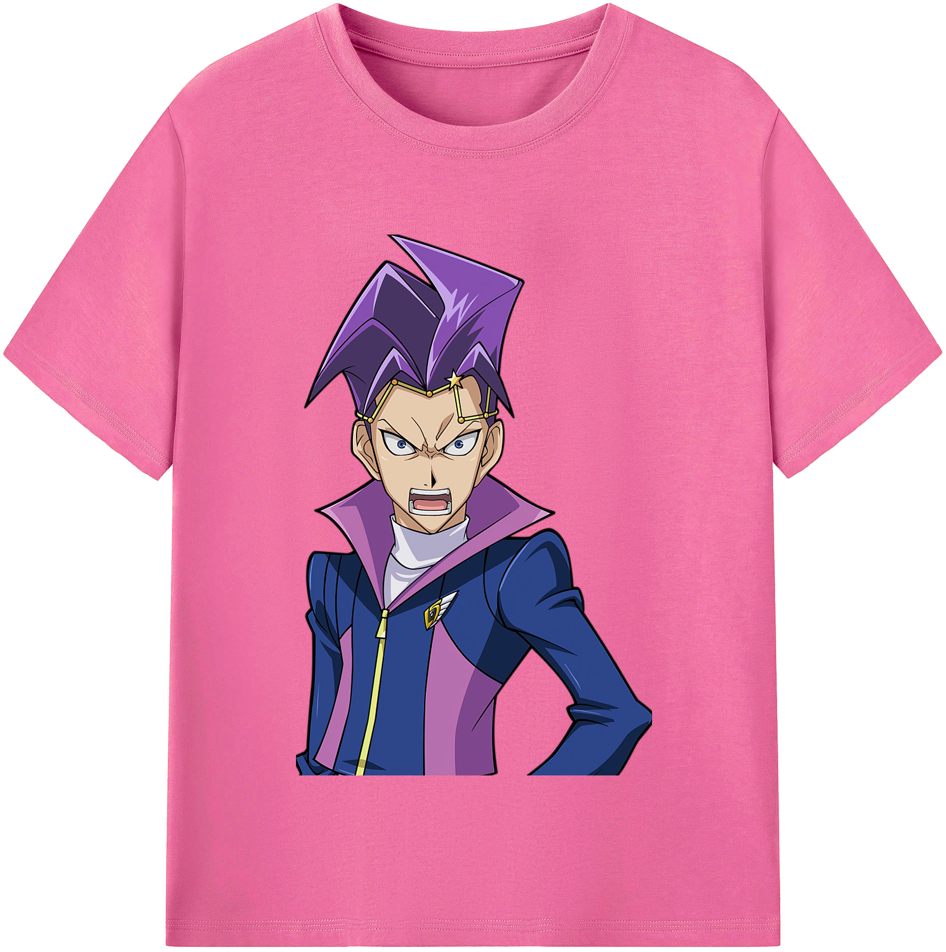 （画像用） 遊☆戯☆王 Yu-Gi-Oh! レディースカジュアルプリントTシャツ（綿100％）
